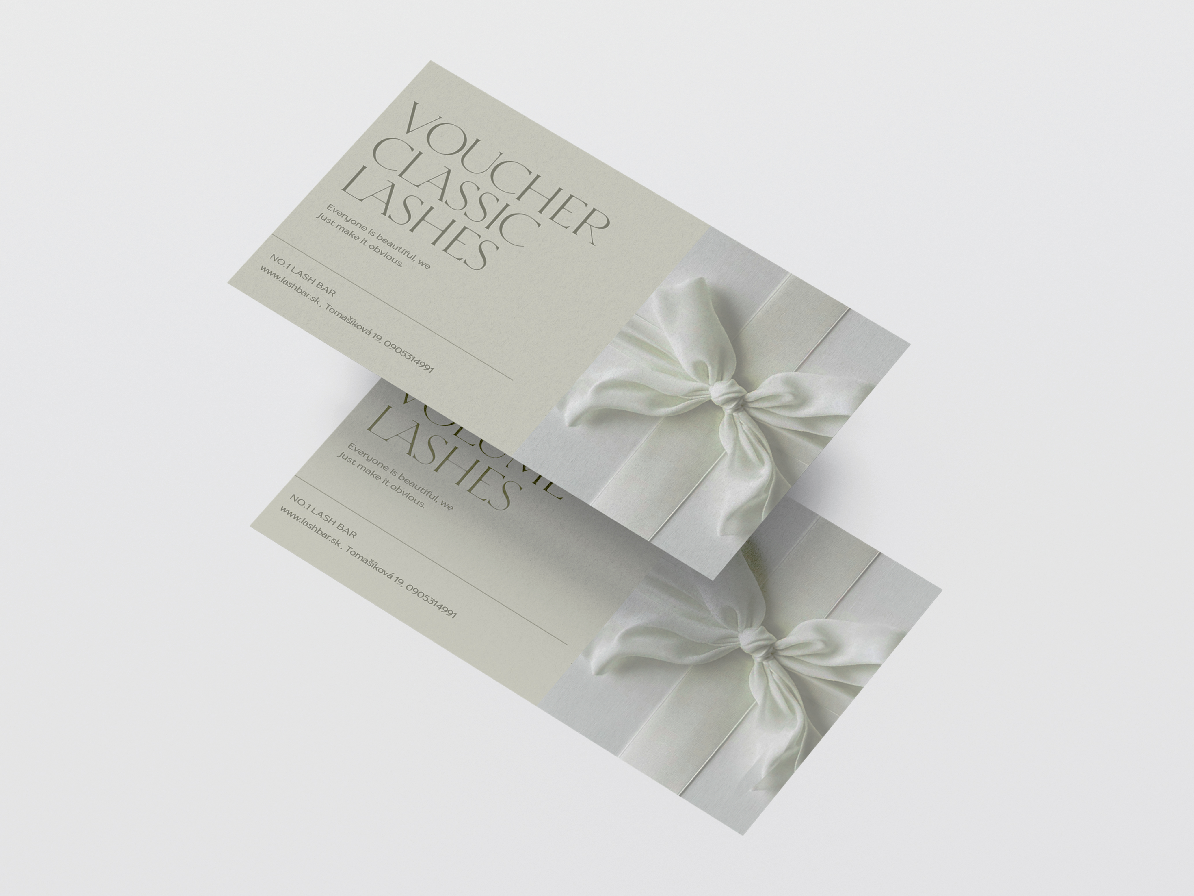 Darčekový voucher No.1 Lash Bar Bratislava